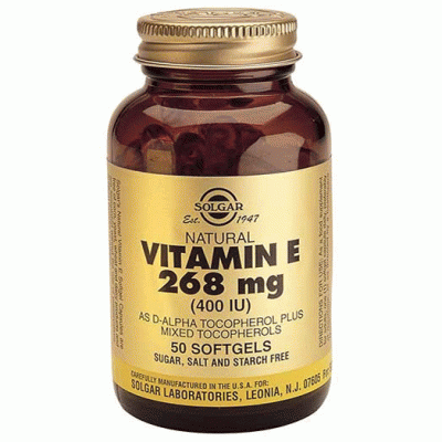 Solgar Vitamin E 400 IU 50tbs